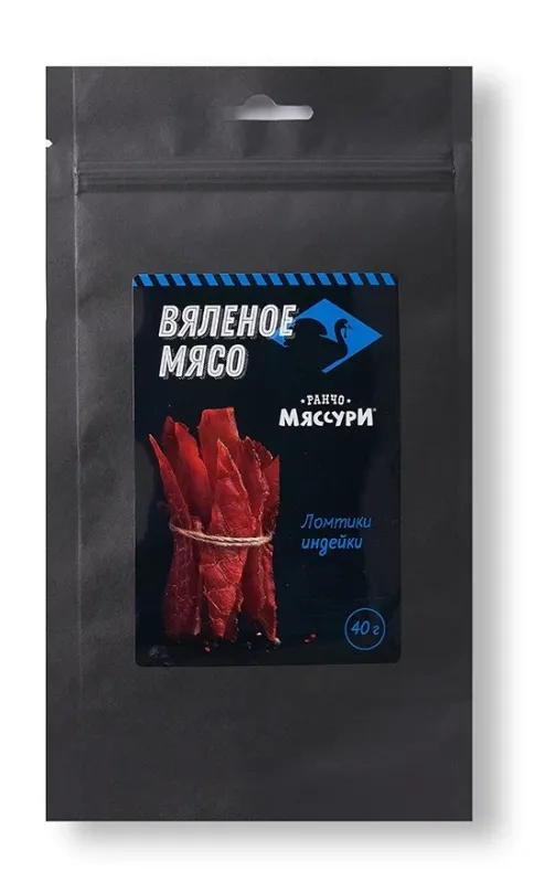 Вяленая индейка "Ранчо Мяссури", 50 г.