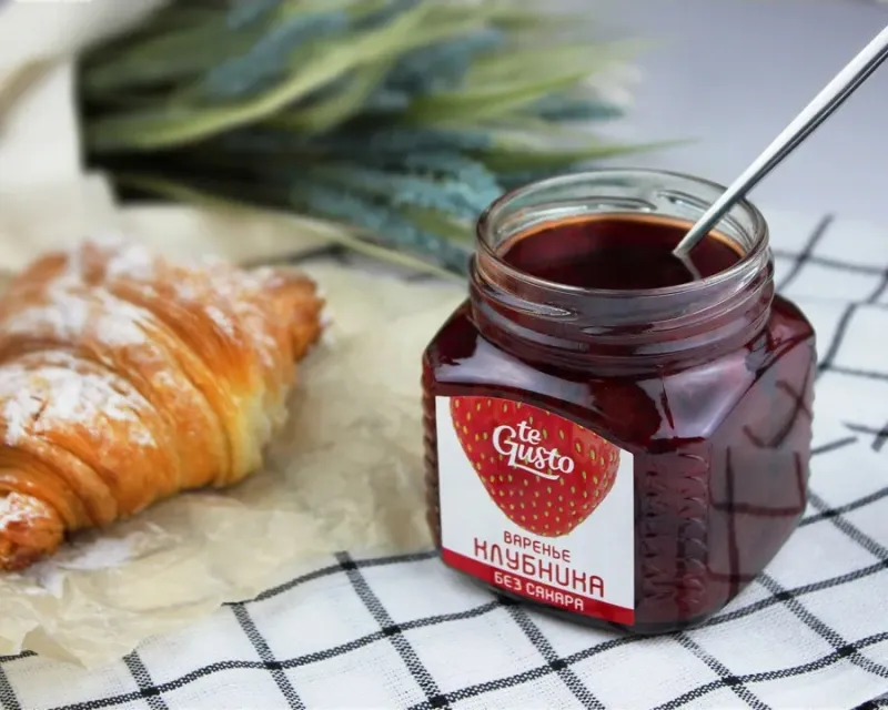Варенье "Клубника" без сахара, 300 гр