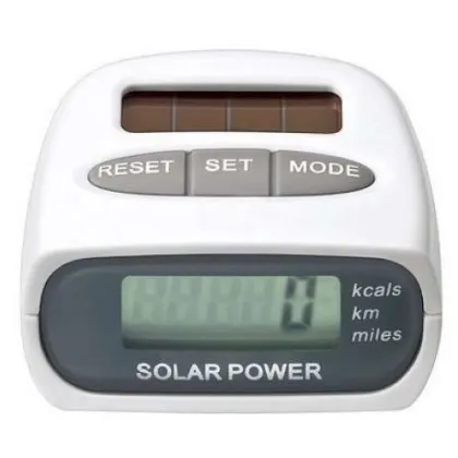 Электронный шагомер на солнечных батареях Solar Power