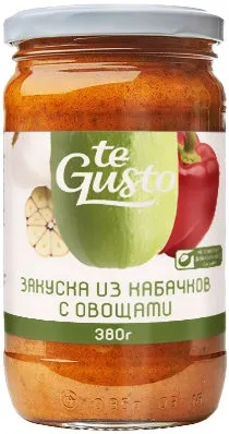 Закуска из кабачков с овощами низкокалорийная, 380 гр 1