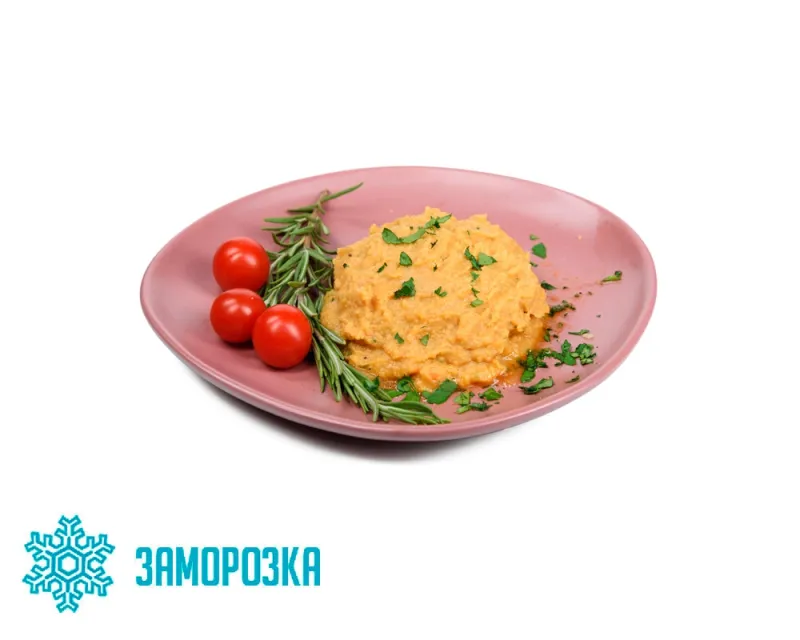 Гарнир № 06 Овощное пюре из брокколи и цветной капусты
