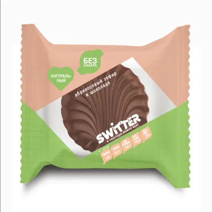 Зефир в шоколаде Абрикосовый "Switter" 40 г