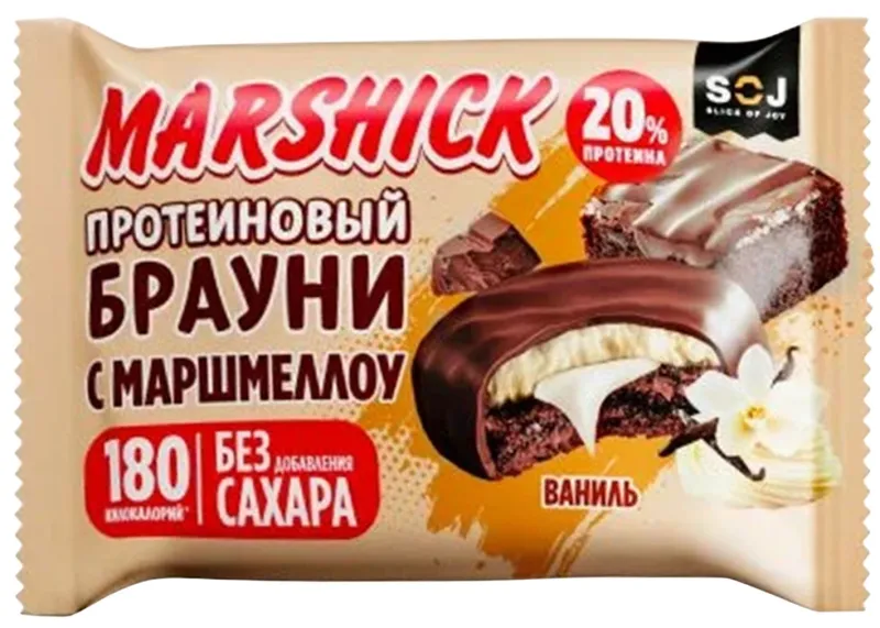 MARSHICK Протеиновое печенье без сахара "Ваниль", 53 гр 1