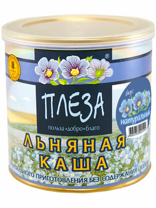 Каша льняная  "Плеза"  400г. Натуральный вкус 1
