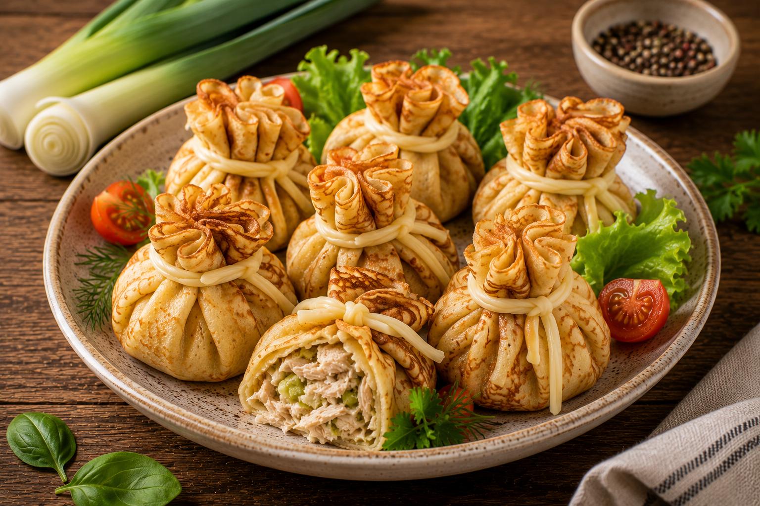 Блинные мешочки