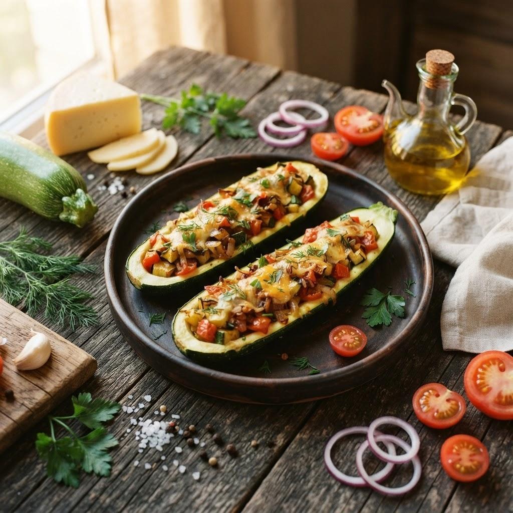 Запеченные кабачки
