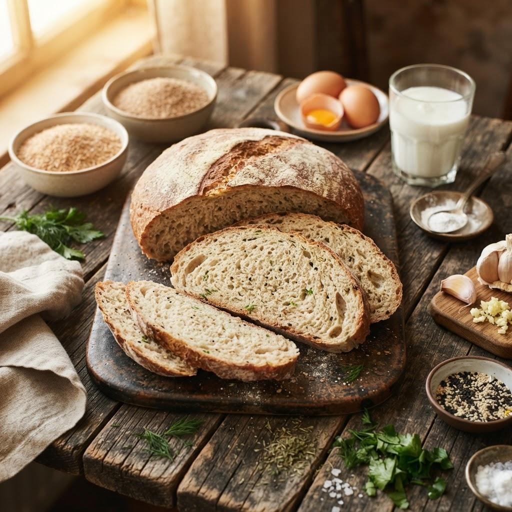 Диетический хлеб из отрубей