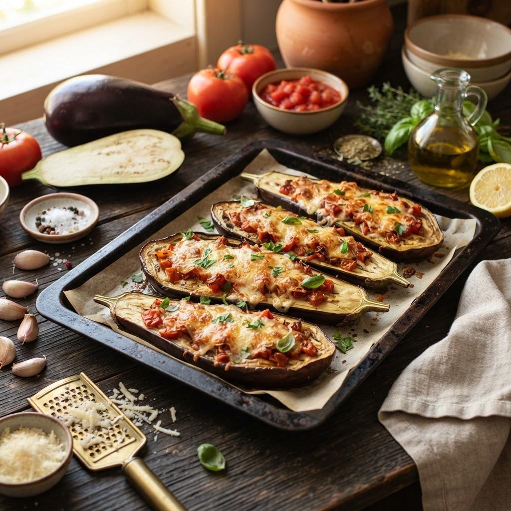 Баклажаны с сыром