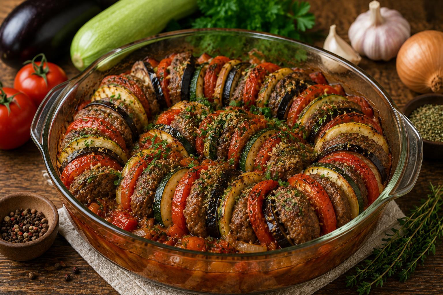 Мясной рататуй