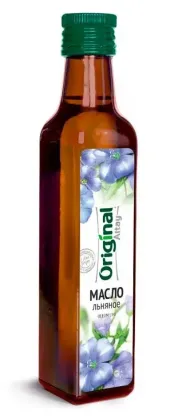 Масло льняное нерафинированное холодного отжима, 250 мл