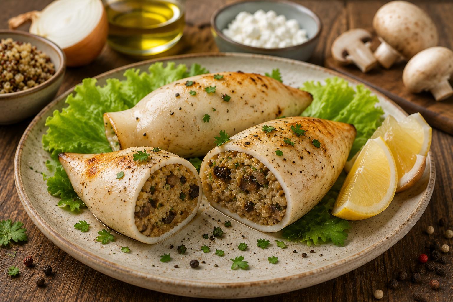 Фаршированные кальмары