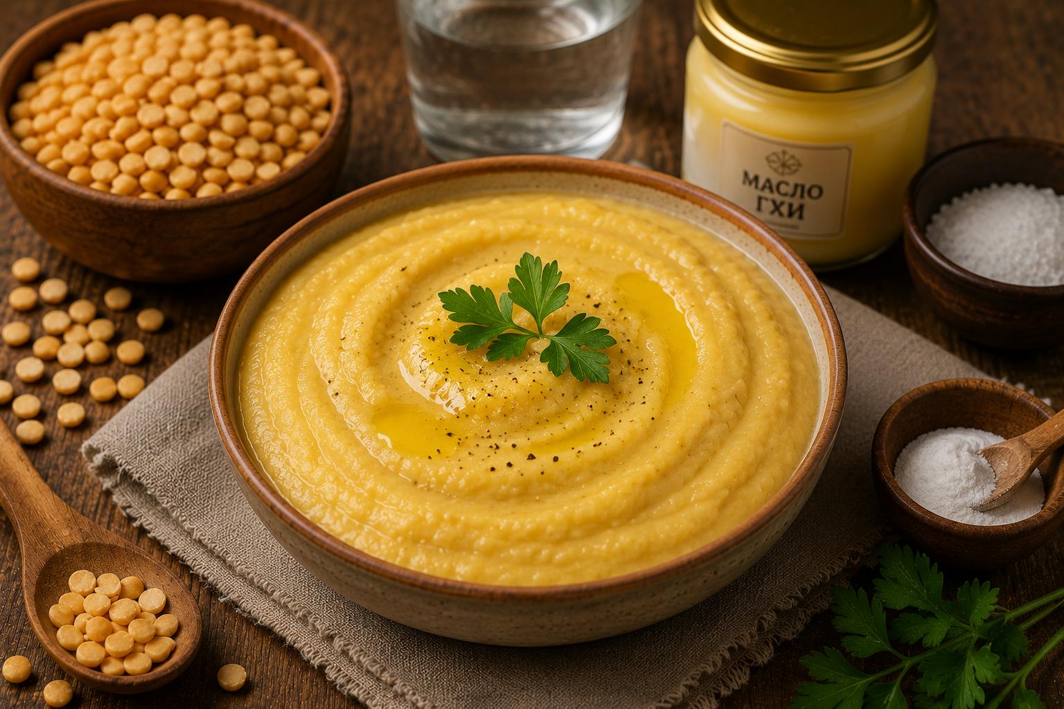 Гороховое пюре нежное
