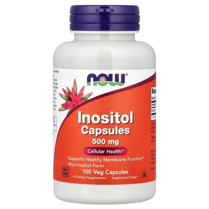 NOW Inositol (Инозитол) 500 мг, 100 капсул