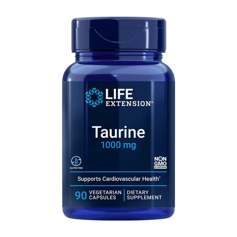 LE Taurine (Таурин) 1000mg, 90 капсул 1