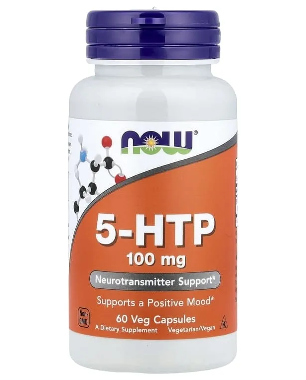 NOW 5-HTP 100 мг, 60 капсул 1