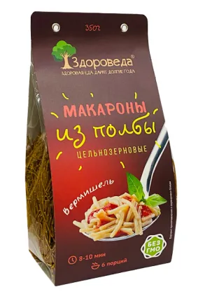 Вермишель цельнозерновая из полбы , 350 гр
