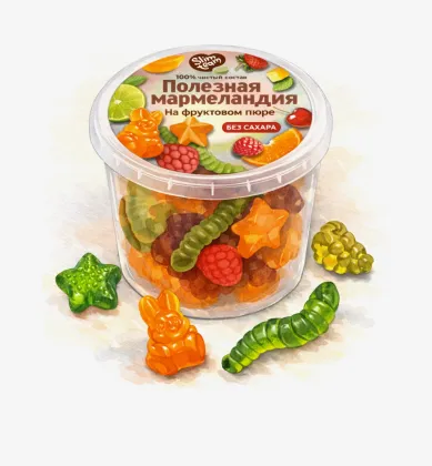 Мармелад жевательный Slim Team, 300 гр