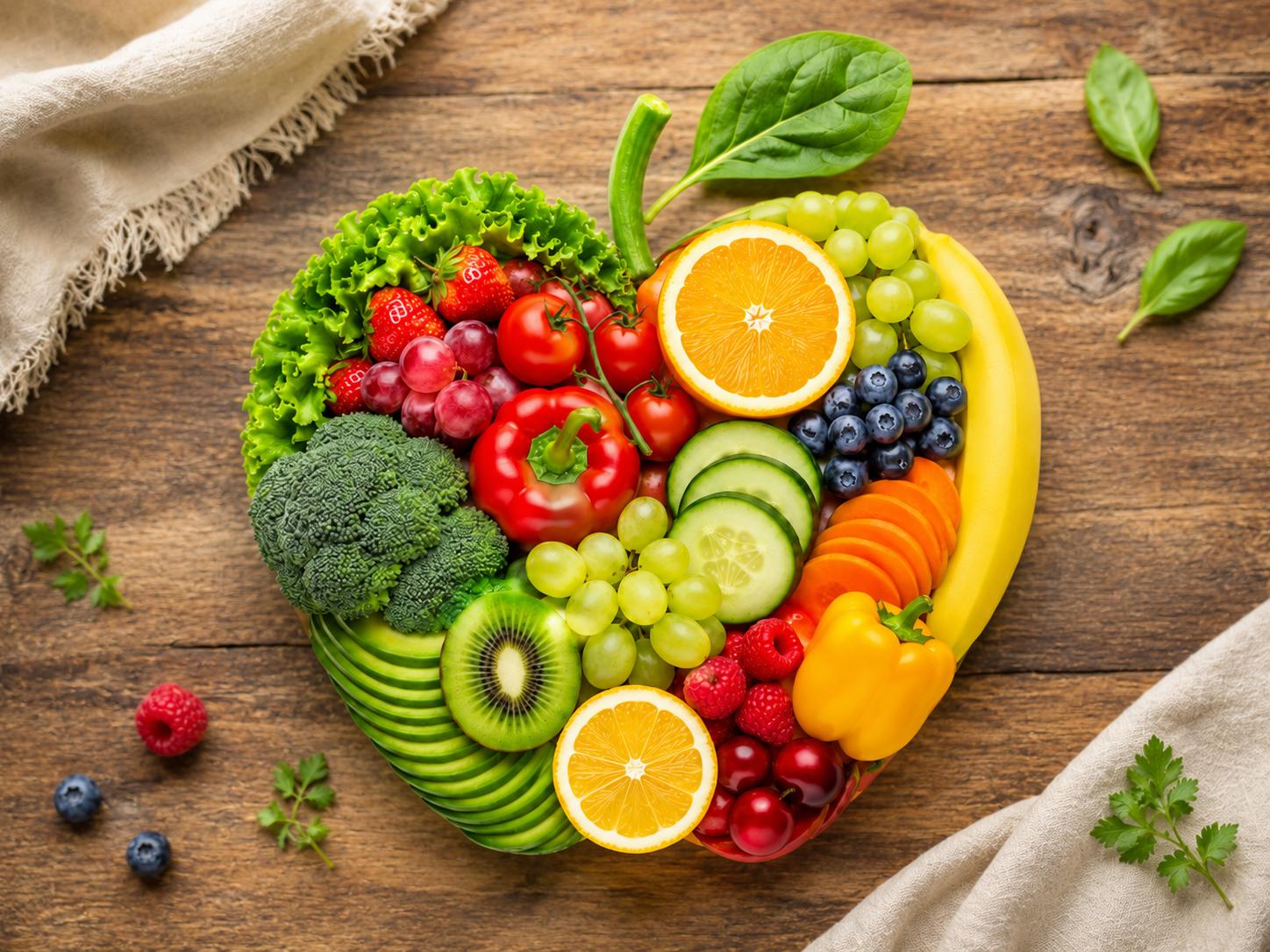 Свежие продукты для здорового питания